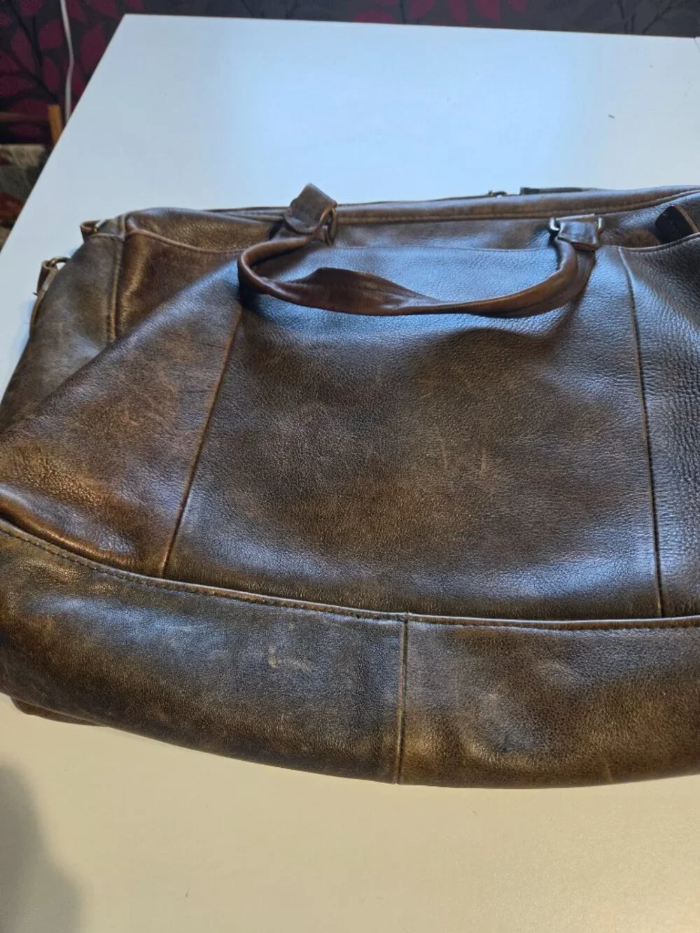 LL Bean Leather Briefcase
